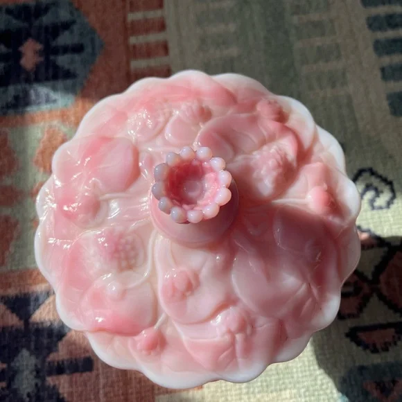 Fenton rosalene candy dish - Picture 2 of 4